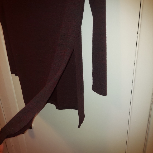 NWOT RD Style Cowl Neck Long Sleeve Oversized Sweater Burgundy sz Small - Picture 10 of 12